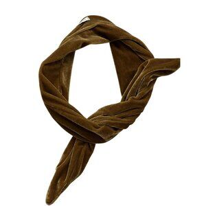 Atelier Des Femmes Velvet Headband in Gold
